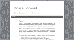 Desktop Screenshot of fideusconseil.com