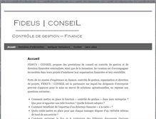 Tablet Screenshot of fideusconseil.com